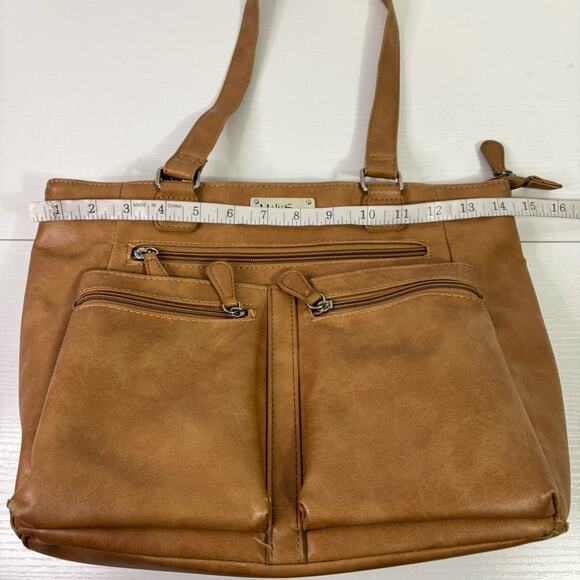 Multisac Beige Tote Shoulder Purse Bin9 - Picture 7 of 10